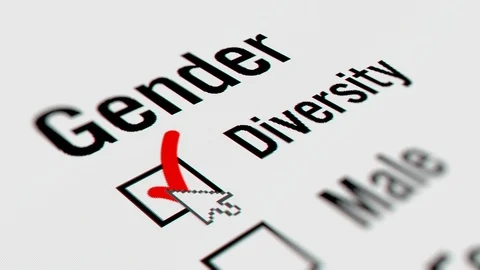 Diversity Checkbox Marking Survey.  Checking Diversity Option Stock Footage 119617936