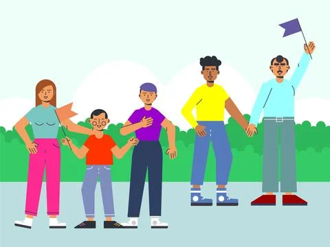 Diversity Concept Illustration Stock-Illustration