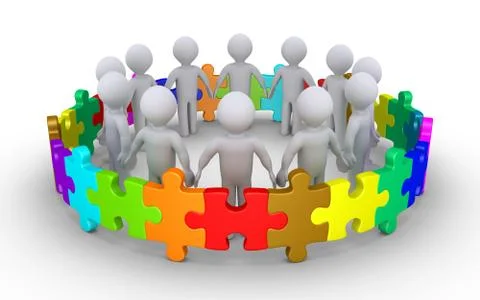 Diversity concept with people Stock Illustration