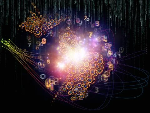 Diversity of Data Set Stock Illustration
