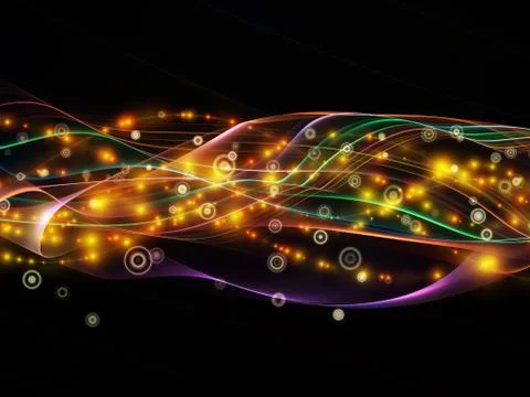 Diversity of Dynamic Network 스톡 일러스트