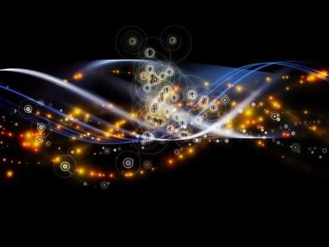 Diversity of Dynamic Network Stock Illustration