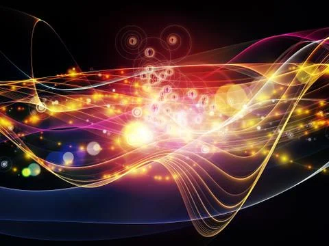 Diversity of Dynamic Network 스톡 일러스트