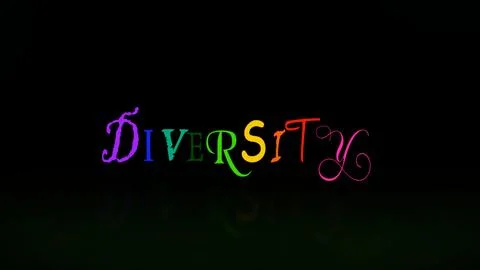 Diversity Explode out of Particles 스톡 일러스트