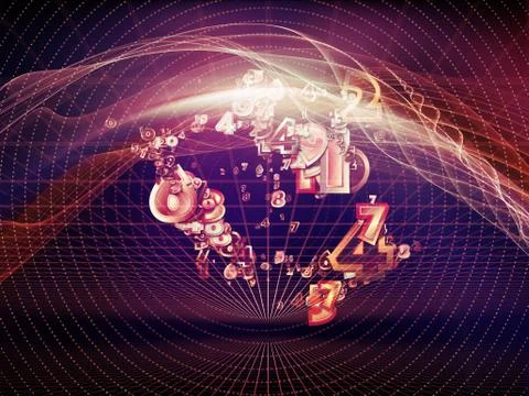 Diversity of Fractal Realms Illustrazione stock
