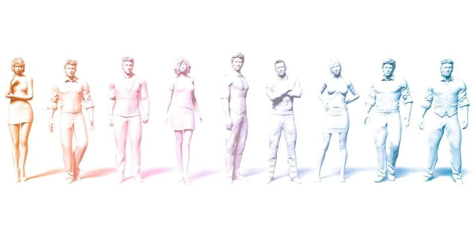 Diversity 库存插图