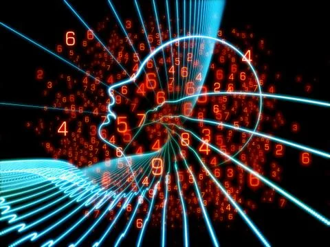 Diversity of Integers Illustrazione stock