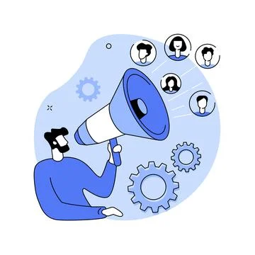 Diversity marketing abstract concept vector illustration. Stock Illustration