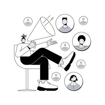 Diversity marketing abstract concept vector illustration. Stock Illustration