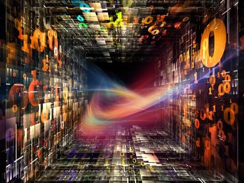 Diversity of Numbers 스톡 일러스트