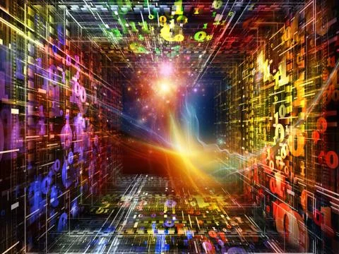 Diversity of Numbers Stock-Illustration