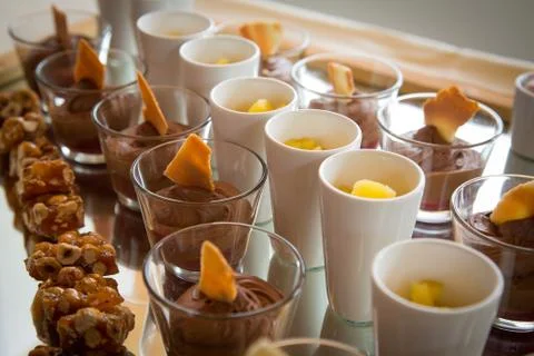 Diversity of pastry Stock Photos