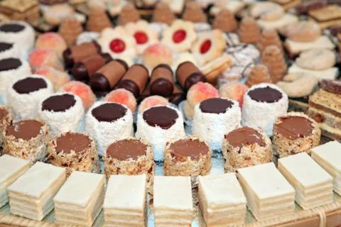 Diversity of pastry Photos