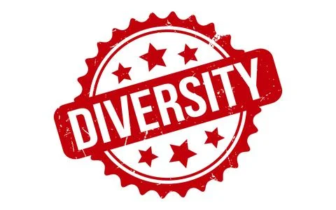 Diversity Rubber Stamp Seal Vector Stock Illustration