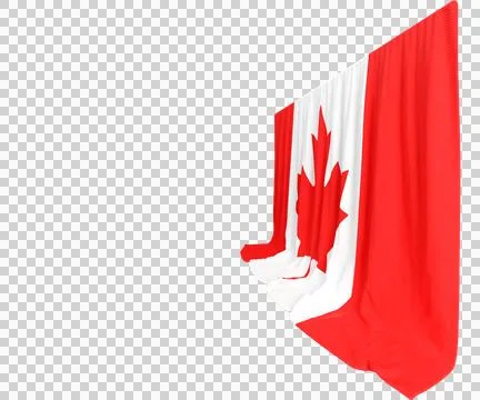 Diversity shines in Canadas 3D flags Culture history unite events Share pride Stock Illustration