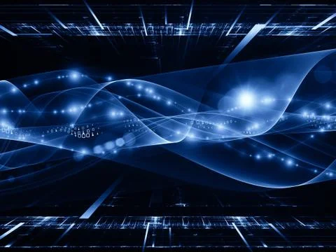 Diversity of the Sine Wave Illustrazione stock