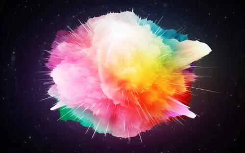 Diversity Of Surreal Paint Stock Illustration