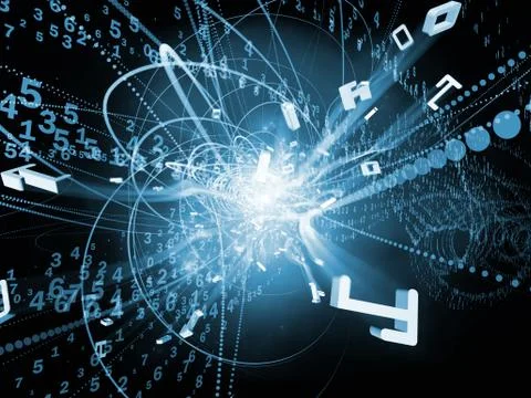 Diversity of Wave Particle Stock Illustration