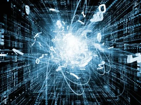 Diversity of Wave Particle Stock Illustration