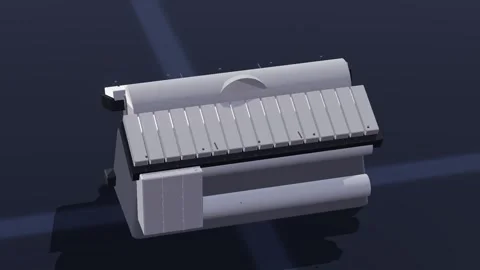 Divertor cassette fusion 3d loop 3D animation seamless loop 스톡 동영상 341779778