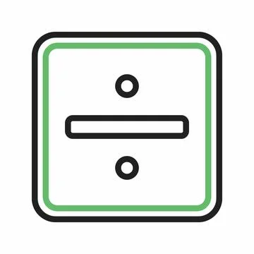 Divide icon vector image. Stock Illustration