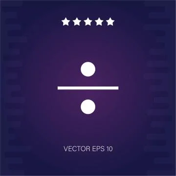 Divide vector icon Stock Illustration