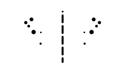 Divided Dot Clusters Icon Stock Footage 346804187