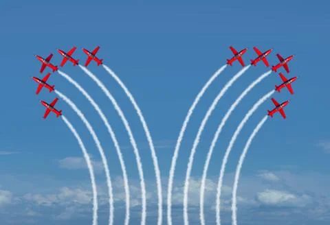 Divided Group Concept Stock Illustration