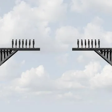 Divided Groups 库存插图