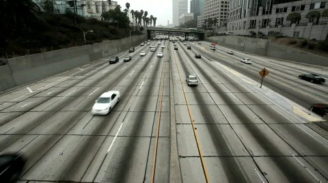 Divided Highway Traffic Video stock 822263