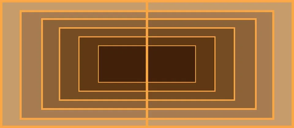 Divided Rectangle Tunnel 스톡 일러스트
