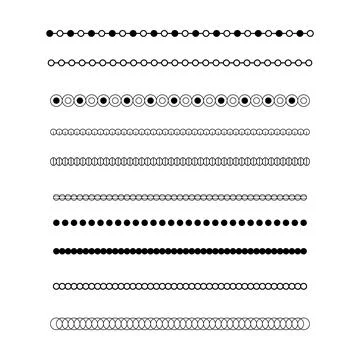 Divider border frame circle shape horizontal line vector icon for decorativ.. Illustrazione stock