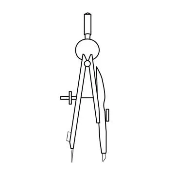 Divider vector Icon. Line illustration Stock Illustration