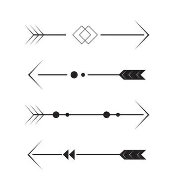 Dividers Arrows Stock Illustration