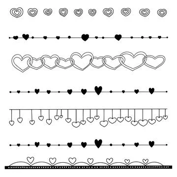 Dividers for card Stock Illustration