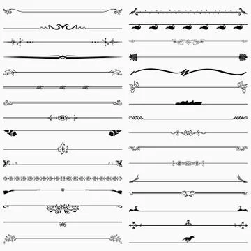 Dividers Illustrazione stock