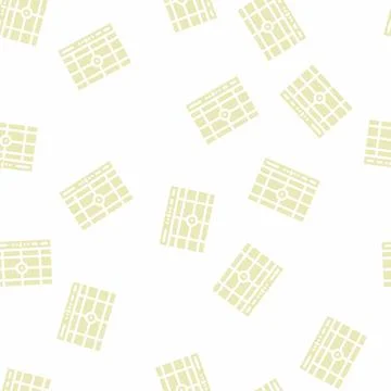 Dividing grid glyph vector seamless pattern 库存插图