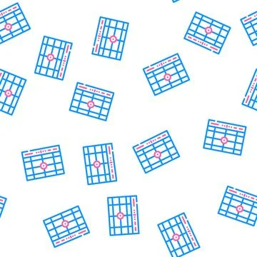 Dividing grid vector seamless pattern Stock Illustration