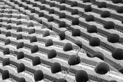 Dividing line between two patterns 스톡 사진