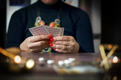Divination and forecasting concept Stock Photos