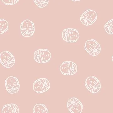 Divination astrological line seamless pattern Stock Illustration