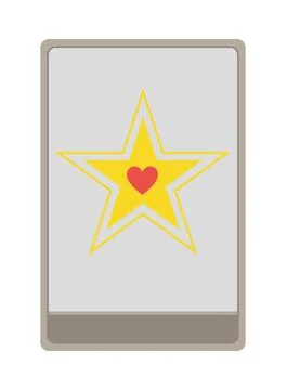 Divination card esoteric Stock Illustration