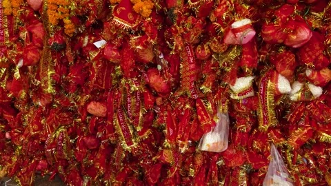 Divine Architecture of Chhatarpur Mandir Stock Footage 326285132