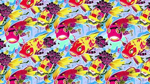 Divine Fish Ascent – Vertical Motion Video stock 306520220