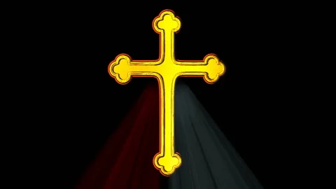 Divine Mercy Cross Stock Footage 103377180