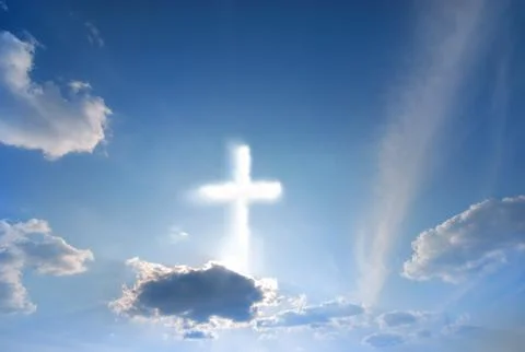 Divine phenomenon in the sky Stock Illustration