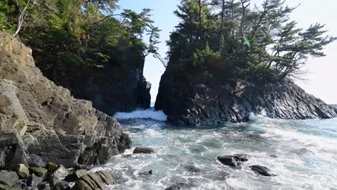 Divine Split Cape Stock Footage 332363373