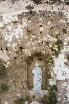 Divine Statue in a Cave Stock-Fotos