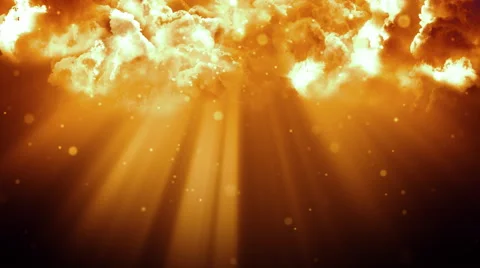 Divine Worship Clouds Stock-Footage 54940476