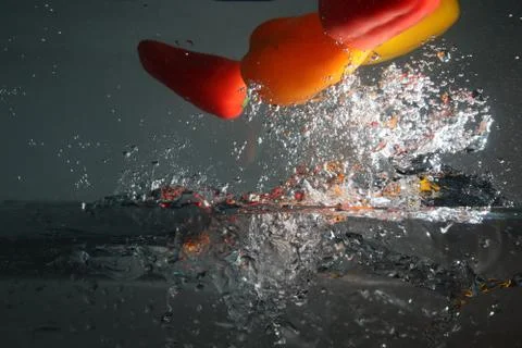 Diving bell peppers Stock Photos